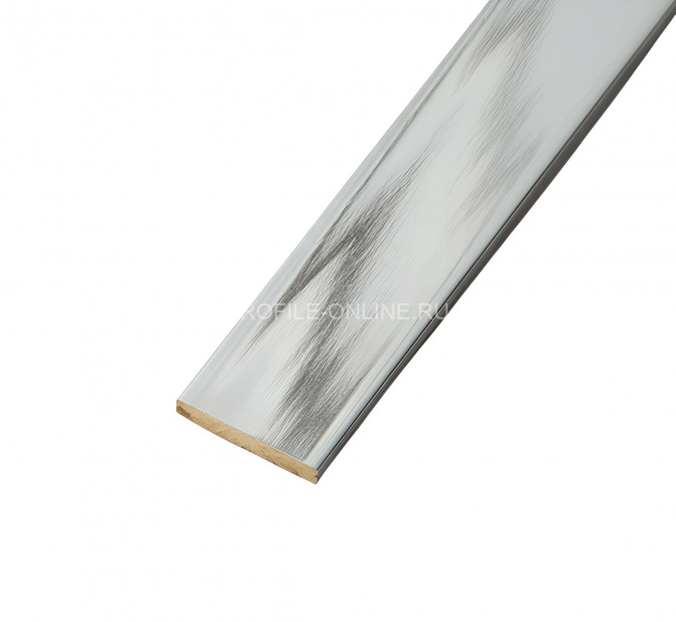 Полоса 20 мм из латуни Л-20 хром полированный 2.7 м