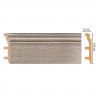 Плинтус напольный Дуб капучино DECOMASTER D232-77ДМ (100x22x2400)