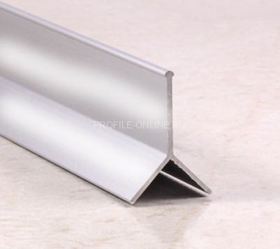 Алюминиевый Y-образный профиль мерседес ПО-97 серебро глянец 2,7 м