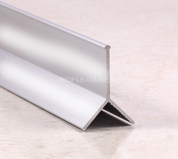 Алюминиевый Y-образный профиль мерседес ПО-97 серебро глянец 2,7 м