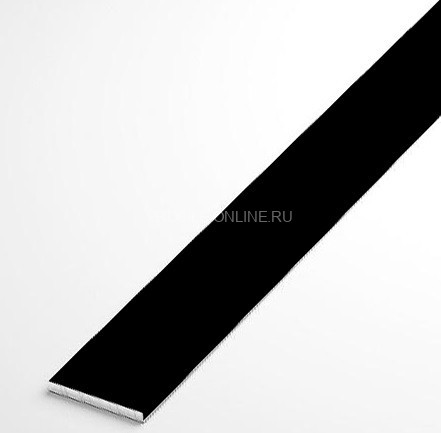 Полоса алюминиевая 30 мм черная 2,5 м
