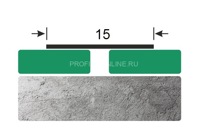 Нержавеющая полоса стальная 15 золото шлифованное 2,7 м