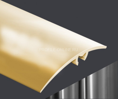 Латунный порог разноуровневый 40 мм Cezar LWSZ 40 LC хром 2,0 м