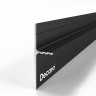 Теневой плинтус алюминиевый Decaro Engineering D004A Black черный 2м