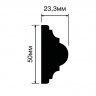 Молдинг 23х50 мм HiWood D50V1 белый 200 см