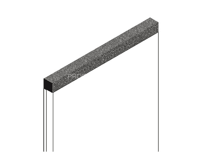 Декоративный молдинг HiWood D12V1 S387 из фитополимера под дерево 12х12 мм 2.7 м