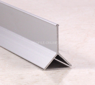 Алюминиевый Y-образный профиль мерседес ПО-97 серебро матовое 2,7 м