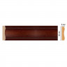 Молдинг Красное дерево с золотом DECOMASTER 187-52 (40x8x2400)