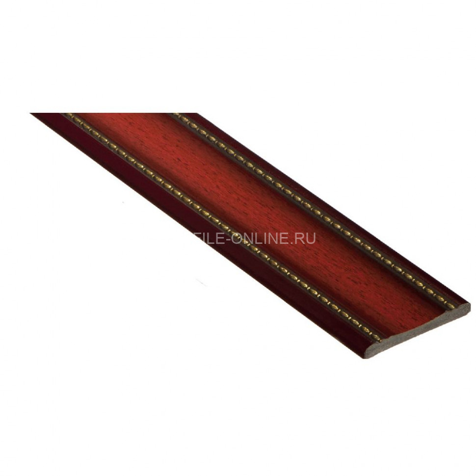 Молдинг Красное дерево с золотом DECOMASTER 187-52 (40x8x2400)