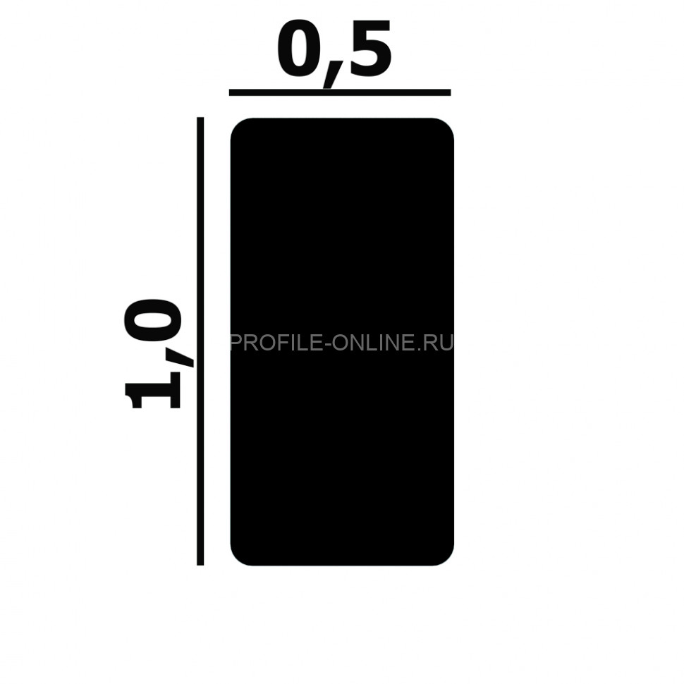 Декоративный молдинг Перфект Плюс P132-2800 белого цвета из ударопрочного полимера 5х10 мм 280 см