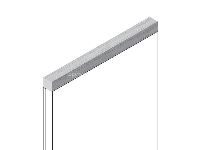 Декоративный молдинг HiWood D12V1 W36 из фитополимера под дерево 12х12 мм 2.7 м