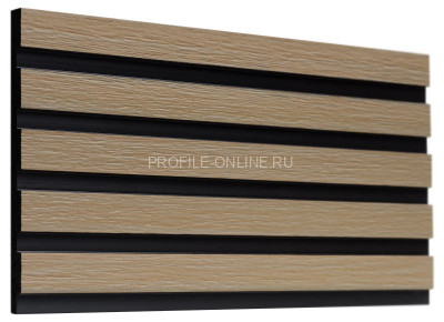 Отделочная стеновая декоративная панель 3D 150х10х3000 мм Decor-Dizayn 904-63SH из полистирола под дерево 3 м