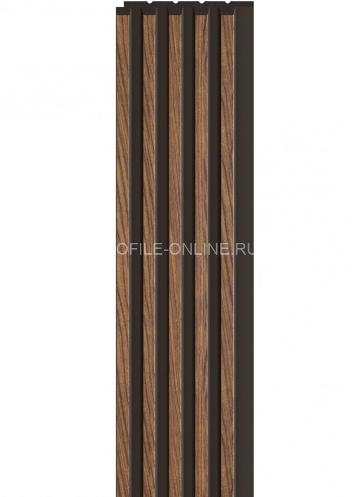 Стеновая реечная панель VOX LINERIO S-LINE мокка 2650х122х12 мм