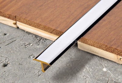 Латунный Т-профиль с закругленными краями SP 1409 OC 14х9 хром 2,7м