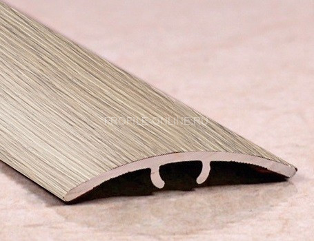 Алюминиевый порог одноуровневый ламинированный 30 мм ПО-31 214 дуб роял 2,7 м