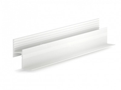 Теневая рейка 46.3х27.7 мм алюминиевая разноуровневая под подсветку Laconistiq Multilevel белая 300 см