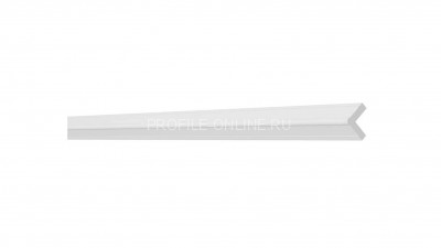 Декоративный уголок 22х22 мм Decor-Dizayn 116S A полистирол белый, под покраску 2 м