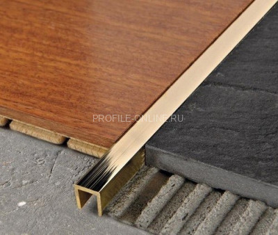 Латунный П-профиль 10Х10 Progress Profiles PCLOL 10 полированный 2,7 м