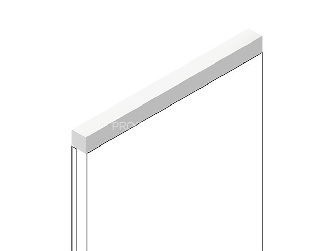 Декоративный молдинг HiWood D12V1 W49 из фитополимера под дерево 12х12 мм 2.7 м