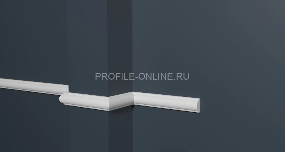 Декоративный молдинг 15х8 мм Decor-Dizayn 130 A полистирол белый, под покраску 2 м