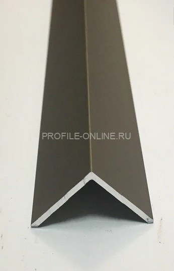 Алюминиевый уголок 10х10 мм ПБ10х10 шампань 3 м