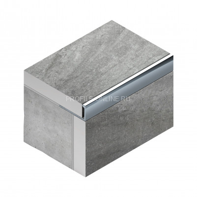 L-образный профиль алюминиевый гибкий 12.5 мм  NEEXY PV06-43 SC муар бежевый 2.7 м