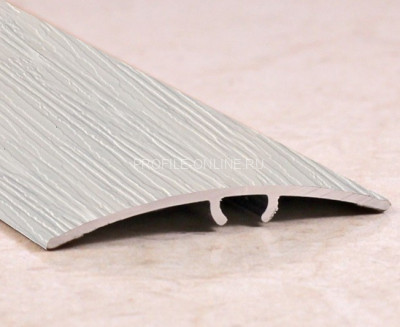 Алюминиевый порог разноуровневый ламинированный 41 мм ПО-41 200 Сосна белая 2,7 м