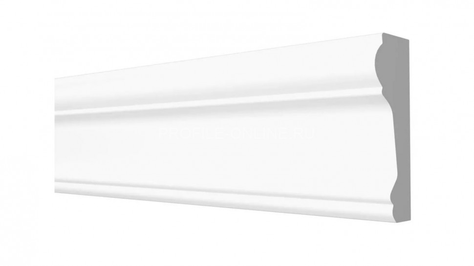 Декоративный молдинг 84х26 мм Decor-Dizayn 147 A полистирол белый, под покраску 2 м