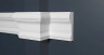 Декоративный молдинг 84х26 мм Decor-Dizayn 147 A полистирол белый, под покраску 2 м