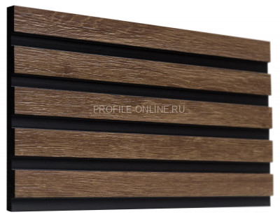 Отделочная стеновая декоративная панель 3D 150х10х3000 мм Decor-Dizayn 904-66SH из полистирола под дерево 3 м