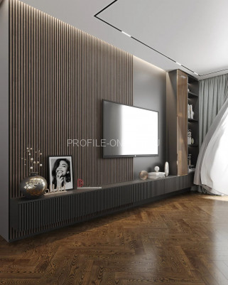 Отделочная стеновая декоративная панель 3D 150х10х3000 мм Decor-Dizayn 904-66SH из полистирола под дерево 3 м