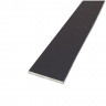 Полоса 30 мм из алюминия ПА-30 черная матовая 2.7 м