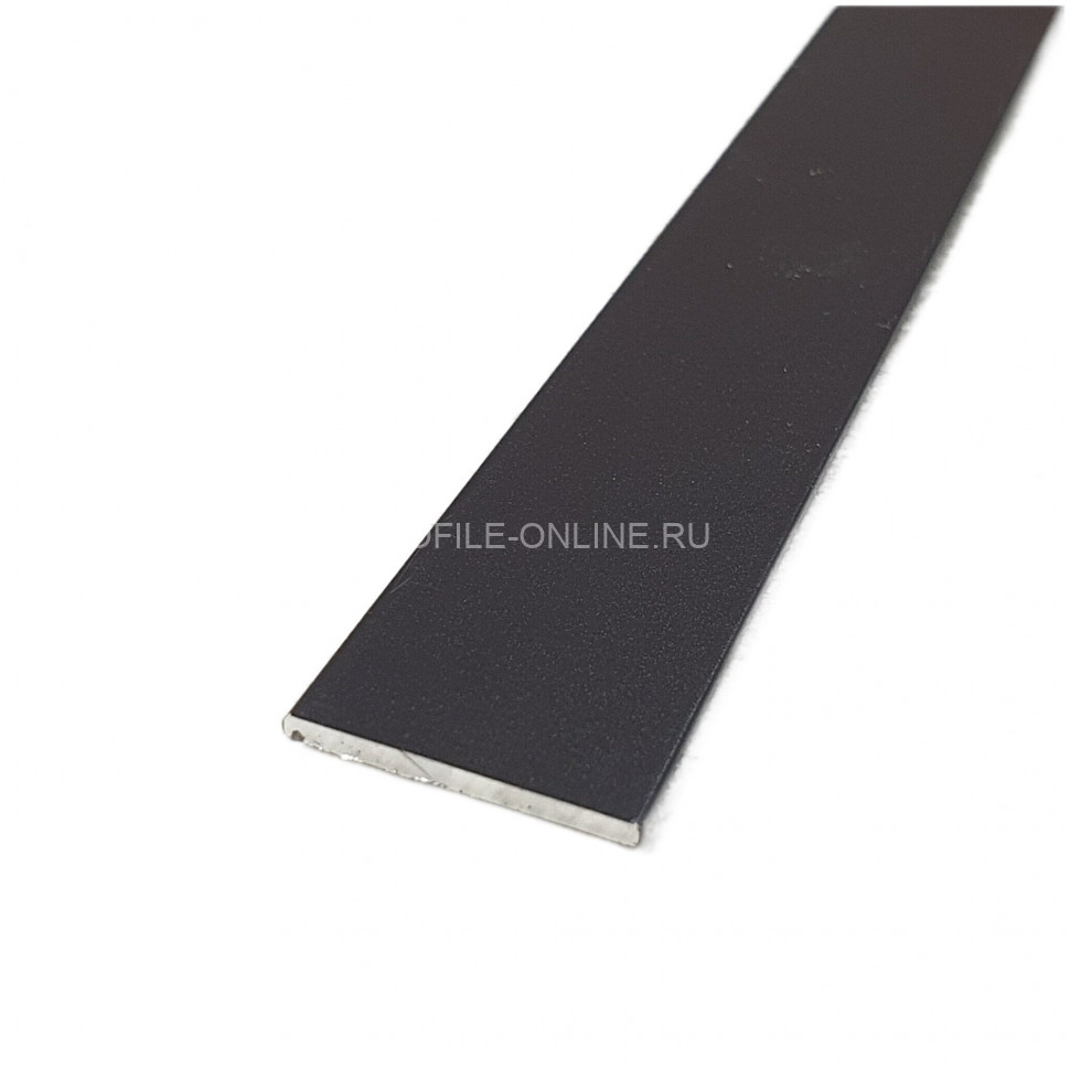 Полоса 30 мм из алюминия ПА-30 черная матовая 2.7 м