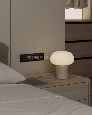 Теневой разделительный профиль алюминиевый Decaro Engineering D008A Black черный 3м