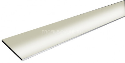 Алюминиевая полоса 10 мм бронза светлая глянец 2,7 м