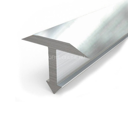 Алюминиевый Т-профиль 14 мм Т-14 без отделки 2,7 м (упаковка 10 штук)