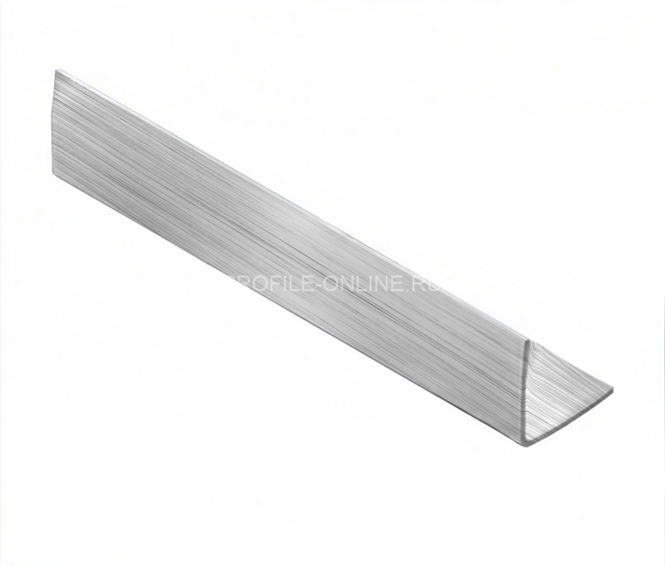 Уголок из нержавеющей стали 15х15 мм NEEXY PVS99-13 LH удлиненый браш 2.7 м