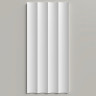 Отделочная стеновая декоративная панель 3D 180х10х3000 мм Decor-Dizayn DD917(3m) из полистирола белая, под покраску 3 м