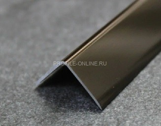 Алюминиевый уголок 12х12 мм ПБ12х12 бронза люкс 3 м