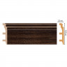 Плинтус напольный Махагон DECOMASTER 232-438x14ДМ(100x22x2400)