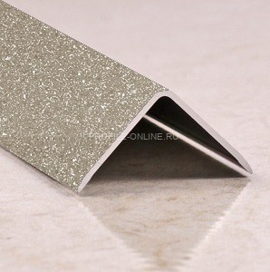 Уголок алюминиевый 15х15 мм ПН-15х15 серый муар 2,7 м