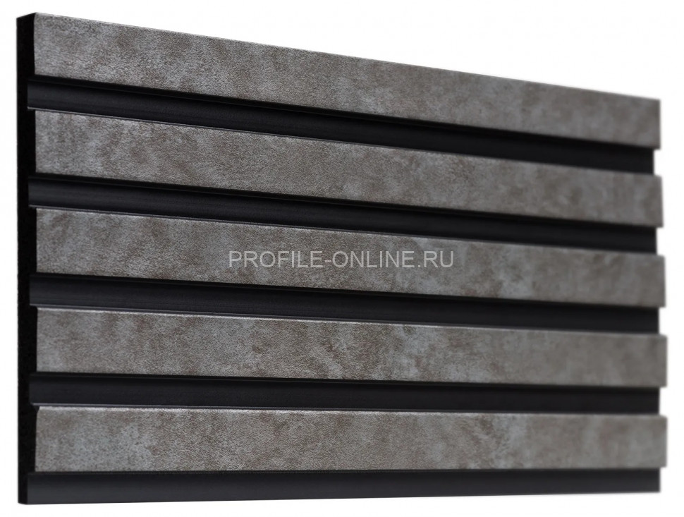 Отделочная стеновая декоративная панель 3D 150х10х3000 мм Decor-Dizayn 904-69 из полистирола под мрамор 3 м