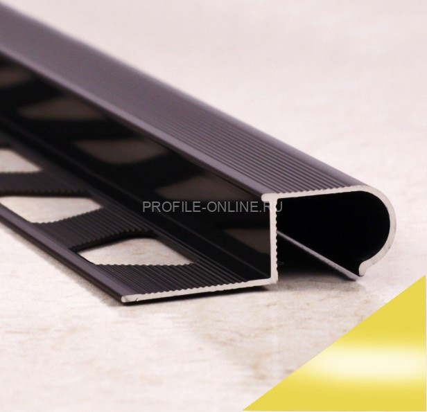 Профиль закладной для наружных углов ПО-04 золото глянец 2,7 м