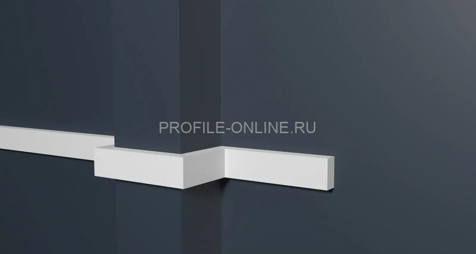 Декоративный молдинг 20х10 мм Decor-Dizayn DD610(3m) полистирол белый, под покраску 3 м