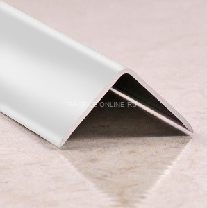 Алюминиевый уголок 20х20 мм ПН-20х20 серебро глянец 2,7 м