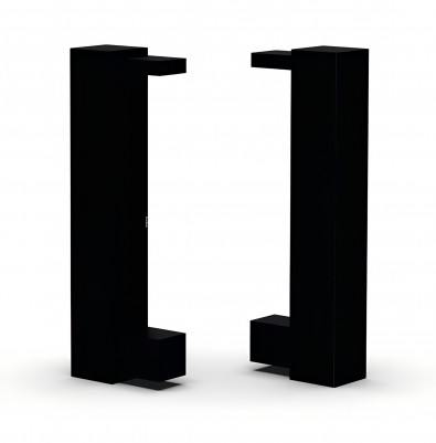 Заглушки для напольного плинтуса 40 мм Диал 9144з черный (кмп левая+правая)