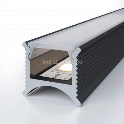 Рассеиватель света для теневого профиля Decaro Engineering DR11W белый 3м