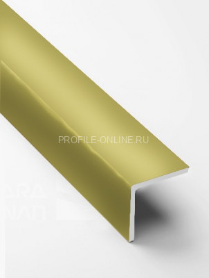 Алюминиевый уголок 15х15 мм PV73-12 песок матовый 2,7 м