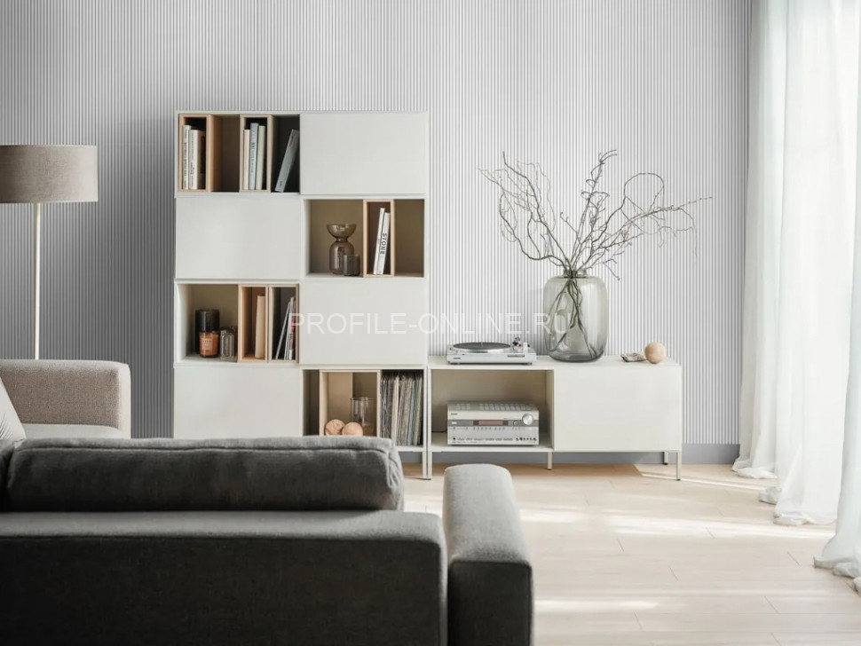 Стеновая реечная панель VOX LINERIO XS-LINE белая 2650х306х9 мм