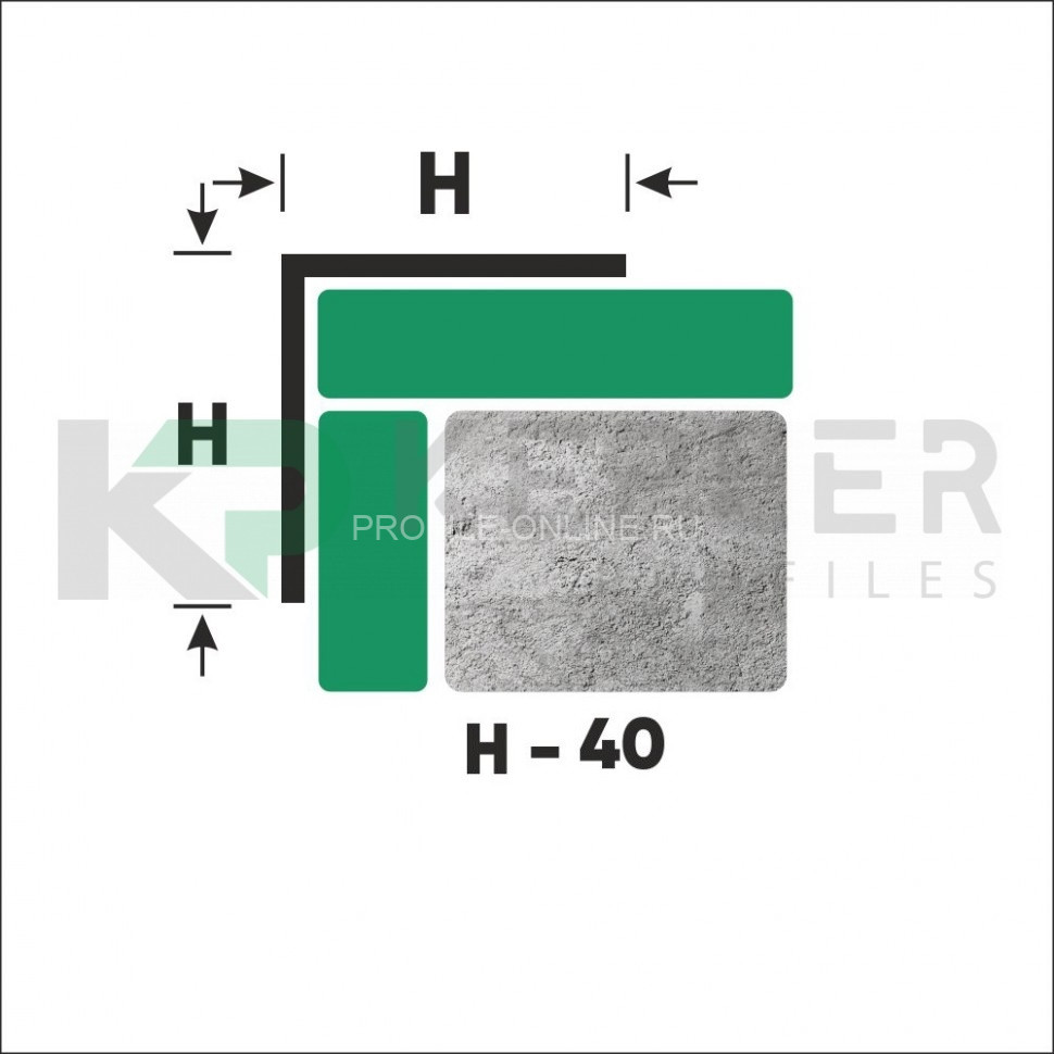 Равнополочный уголок 40х40 мм из нержавеющей стали SS 304 FSAP002-40-RP S.S.304 розовое золото полированное 3 м